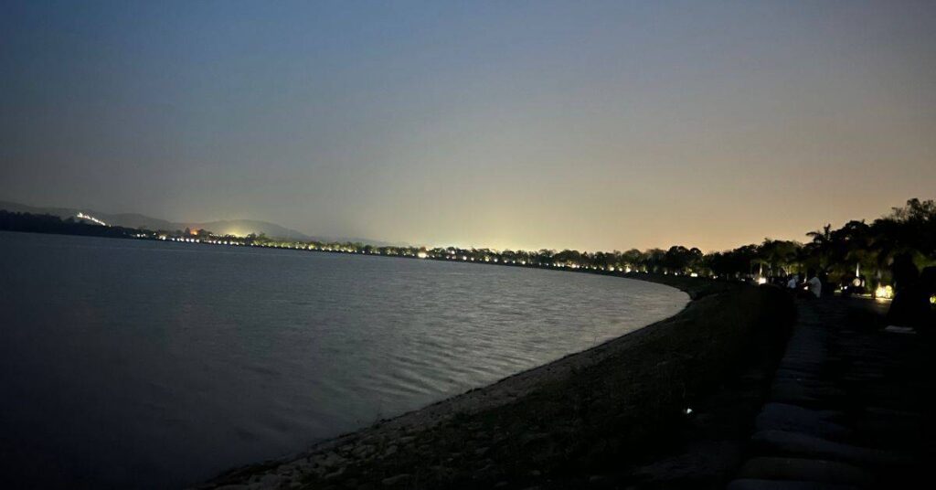 Sukhna Lake at Night