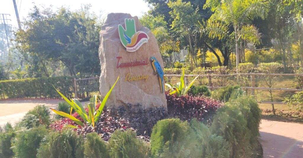 Terrestrial Aviary at chandigarh bird park