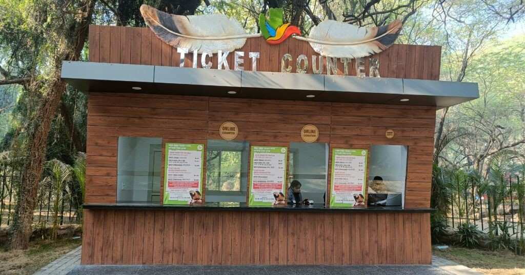 chandigarh bird park ticket counter